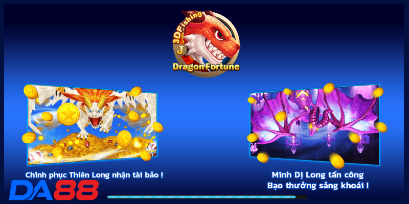 Điểm nổi bật khi chơi Dragon Fortune DA88