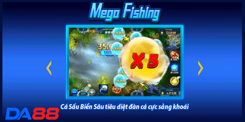 Khám phá cách chơi Mega Fishing tại DA88