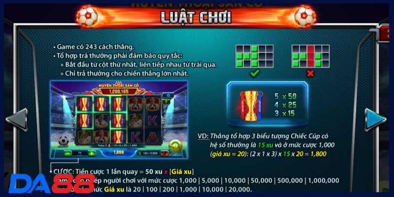 Đầy đủ luật chơi slots vua phá lưới